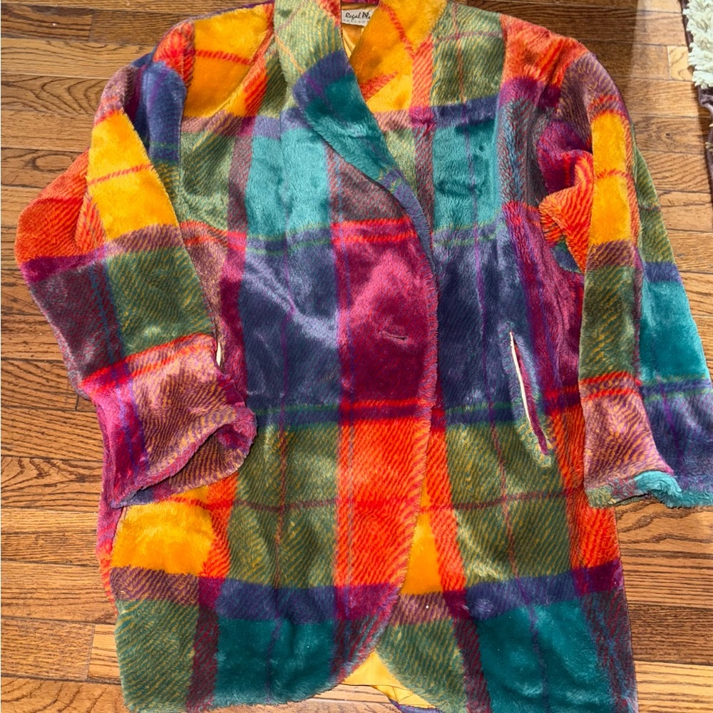 Pendleton Orange and Green Teddy Jacket